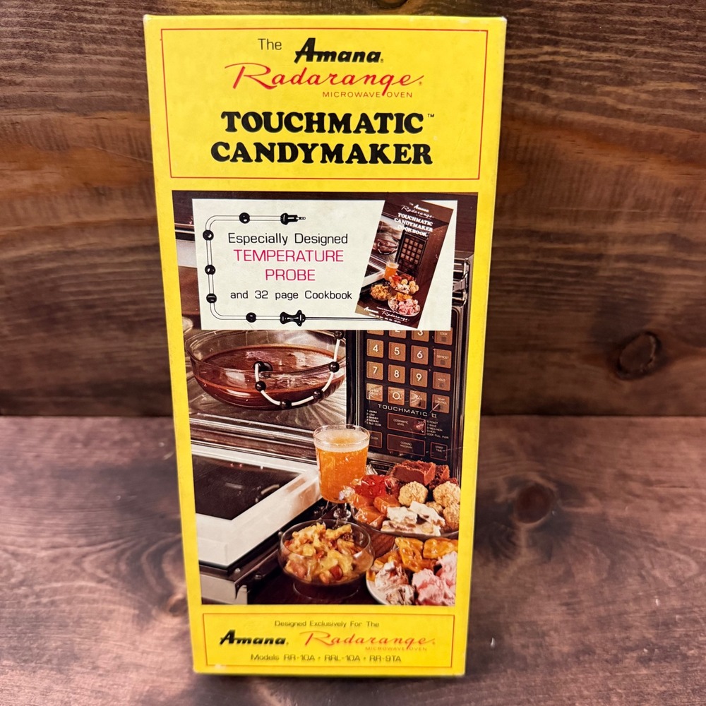 Amana Radarange Touchmatic Candymaker Temperature Probe & Cookbook RR-10A RR-9TA